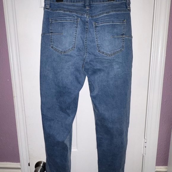 Fashion Nova Blue Straight Leg Jeans - Picture 3 of 13